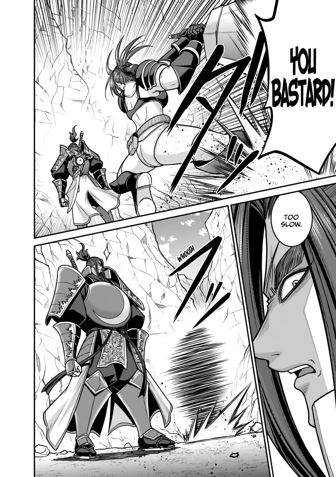The Mighty Wielder of the Magic Sword, The Sword Warlord Miltos Attacks! page 22