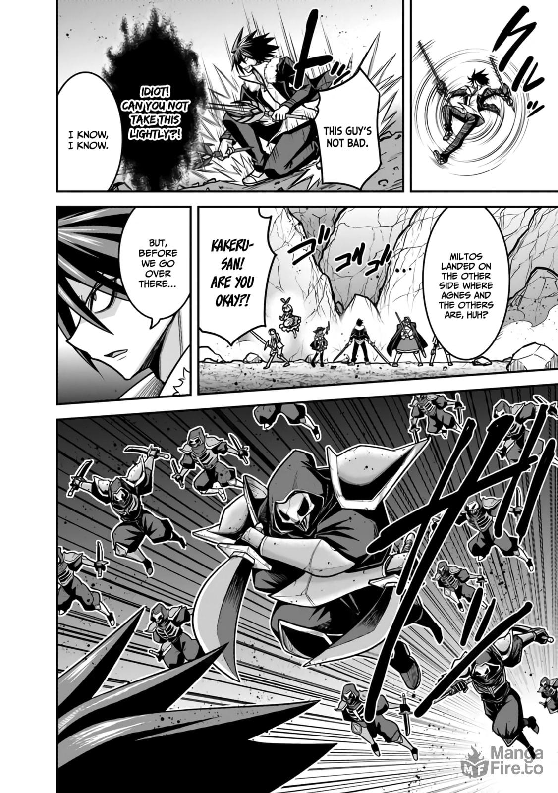 The Mighty Wielder of the Magic Sword, The Sword Warlord Miltos Attacks! page 14