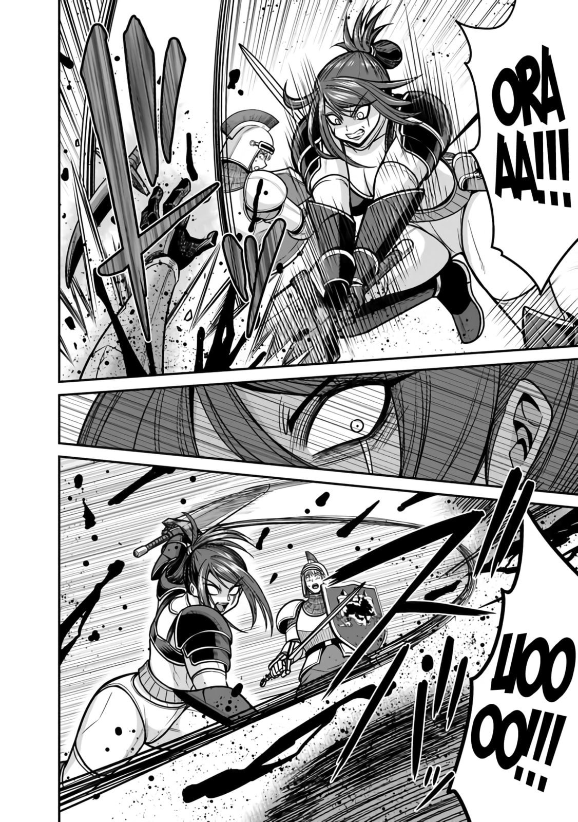The Mighty Wielder of the Magic Sword, The Sword Warlord Miltos Attacks! page 18