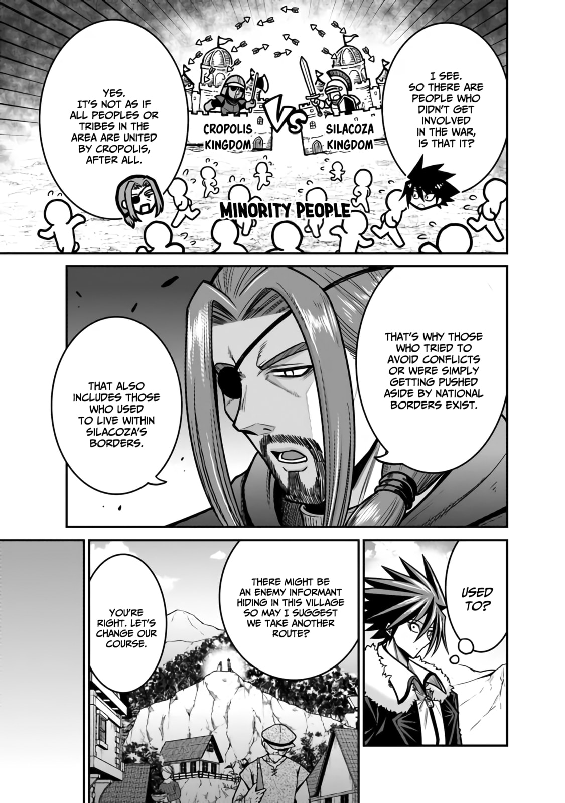 The Mighty Wielder of the Magic Sword, The Sword Warlord Miltos Attacks! page 3