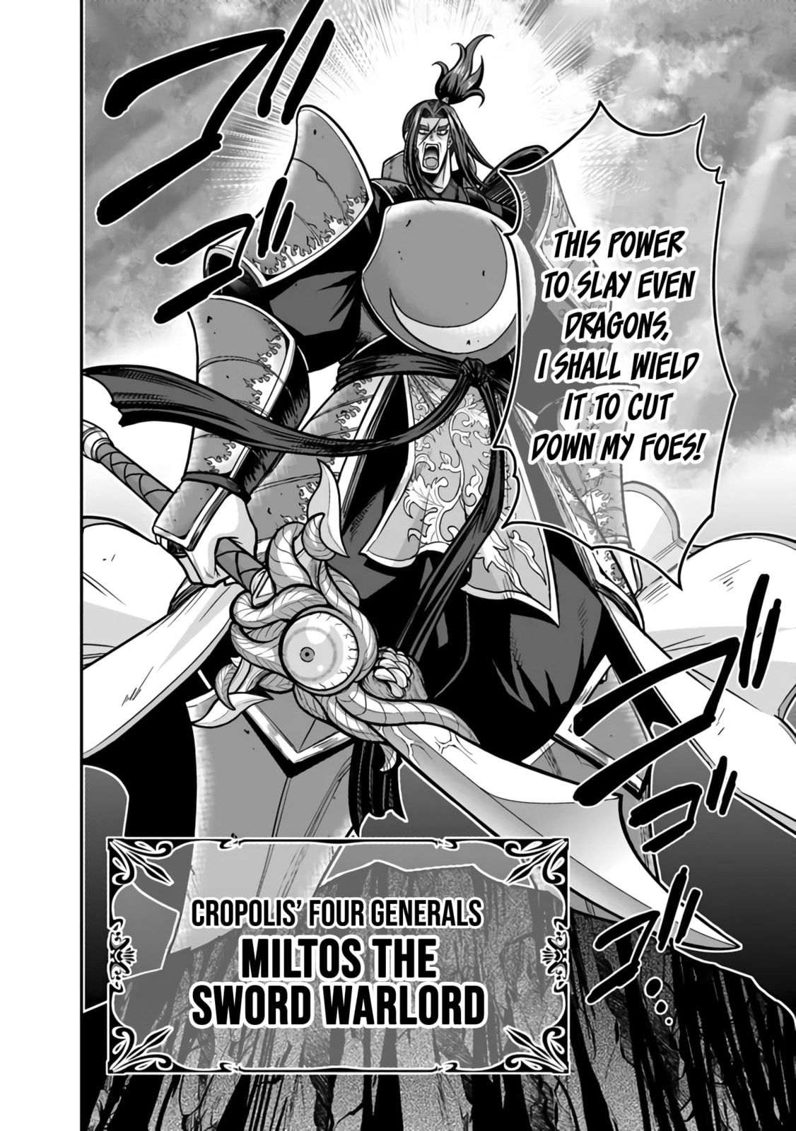 The Mighty Wielder of the Magic Sword, The Sword Warlord Miltos Attacks! page 10