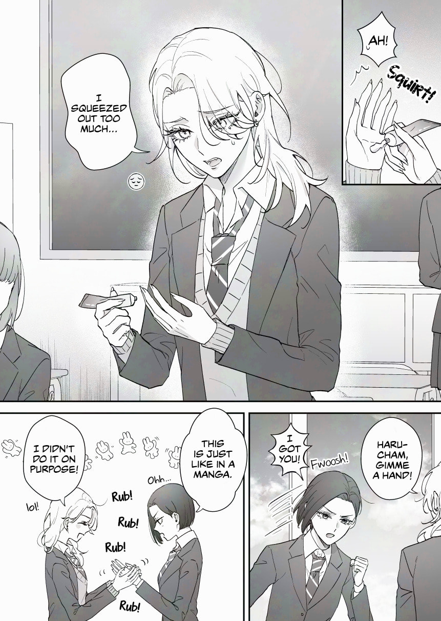 That thing where they share hand cream page 0