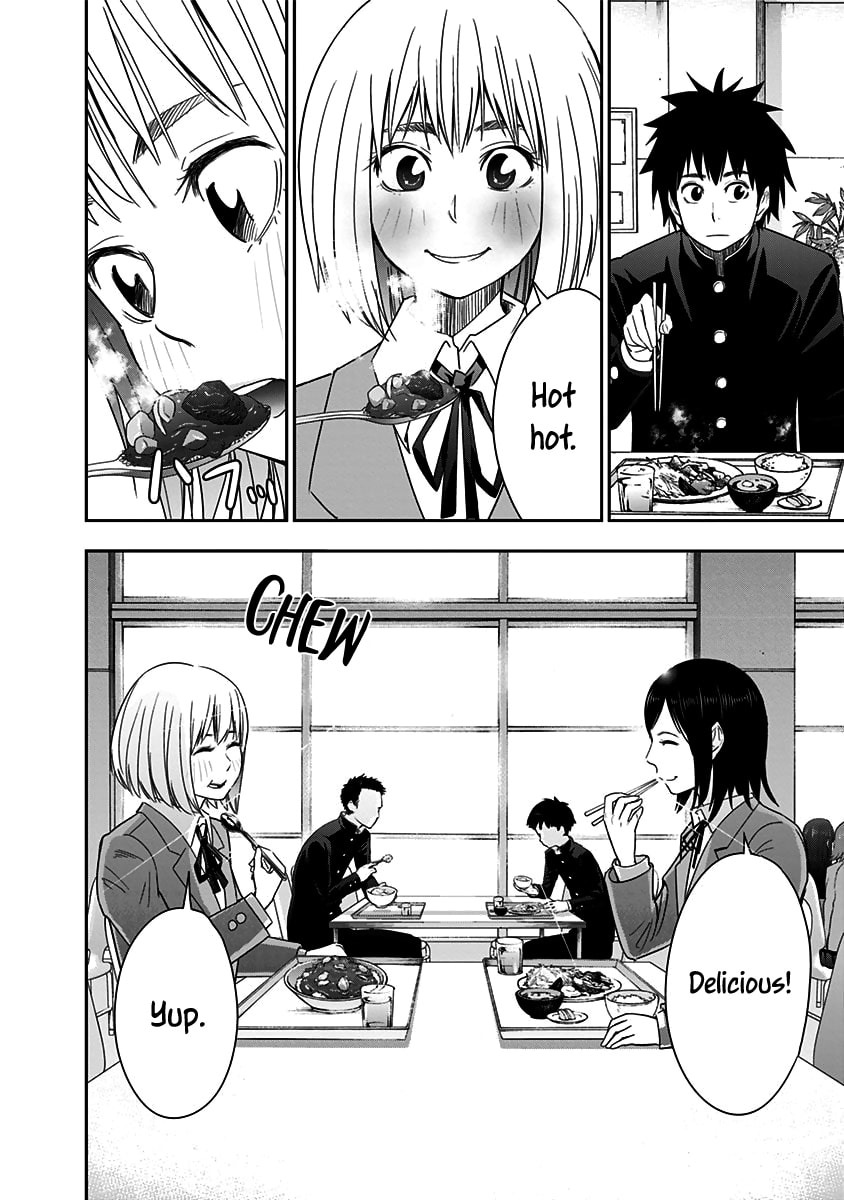 School Cafeteria and Mogusa-san page 16