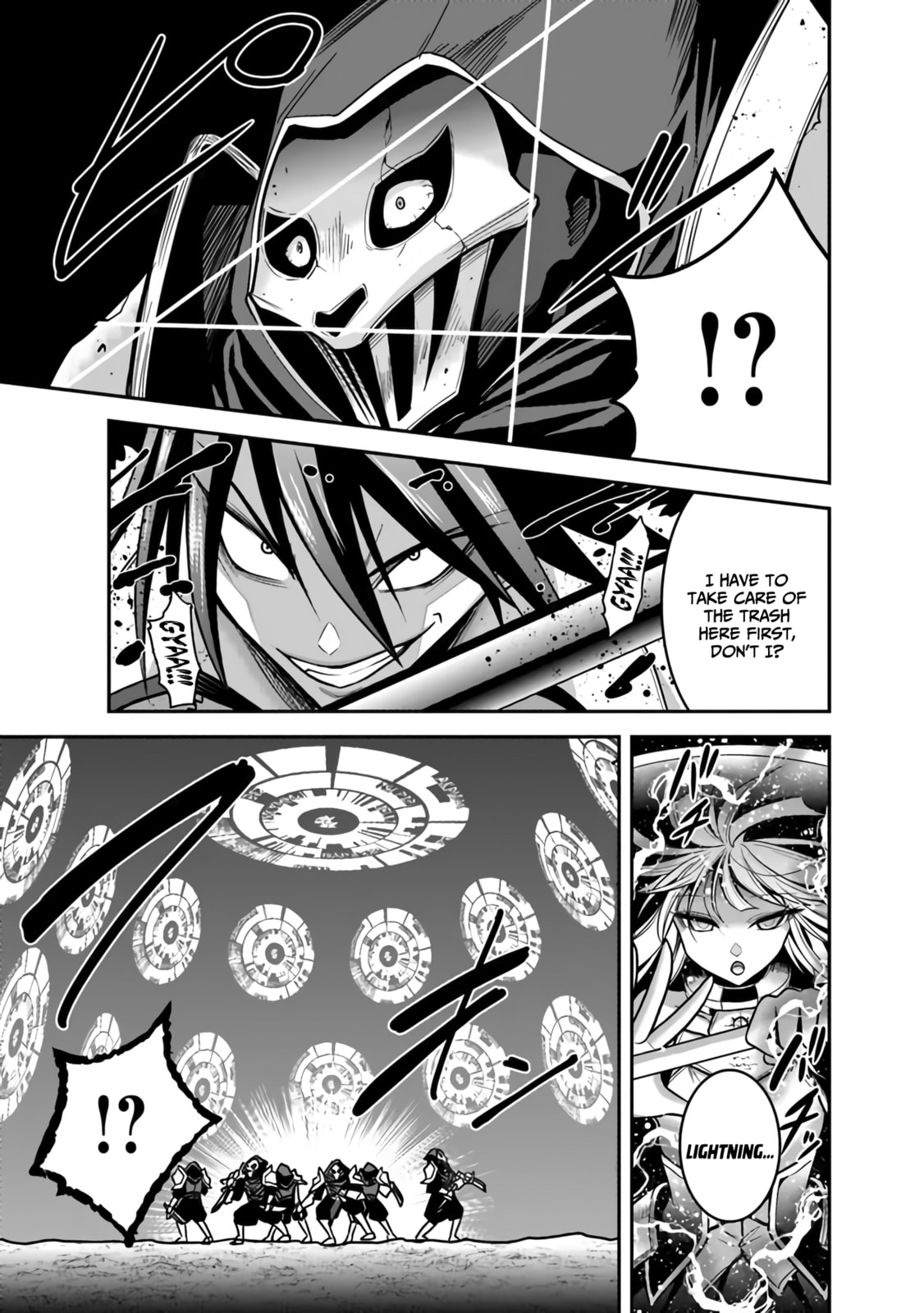 The Mighty Wielder of the Magic Sword, The Sword Warlord Miltos Attacks! page 15